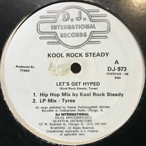Kool Rock Steady / Let's Get Hyped US盤