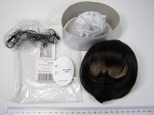 中古品■DOLK ORIGINAL WIG BK-L0022D(Black)　　ドール用ウィッグ