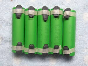 ダイソンバッテリーリユース　ＩＮＲ１８６５０（ＶＴＣ４） タブ付きリチウムイオン電池 ５本　（送料込み）