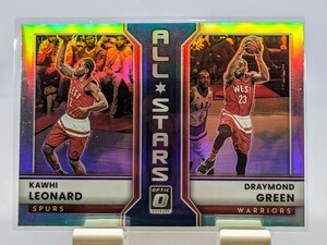 【1円スタート】2022-23 Panini Donruss Optic - Kawhi Leonard & Draymond Green All Stars Holo / Suprs Warriors