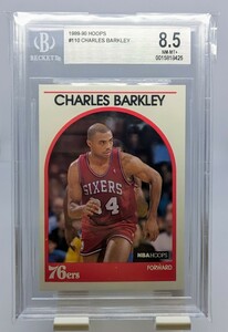 【1円スタート】鑑定品 BGS 8.5 1989 NBA Hoops Basketbal - CHARLES BARKLEY / 76ers
