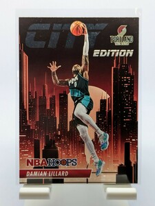 【1円スタート】Damian Lillard - 2023-24 Panini NBA Hoops City Edition / Portland Trail Blazers