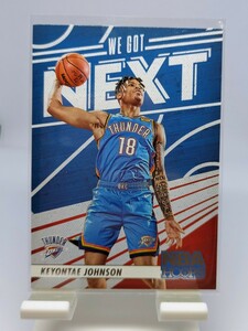 【1円スタート】2023-24 Panini NBA Hoops - KEYONTAE JOHNSON We Got Next Rookie Insert / OKC Thunder