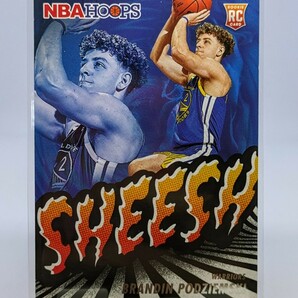 【1円スタート】2023-24 Panini NBA Hoops - Brandin Podziemski Sheesh / Golden State Warriorsの画像1