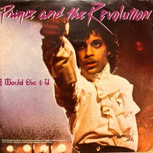 US盤 7インチ　PRINCE AND THE REVOLUTION # I WOULD DIE 4 U / ANOTHER LONELY CHRISTMAS