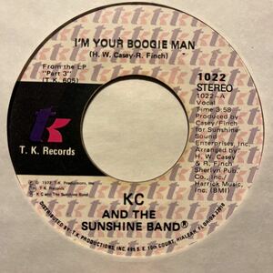 【FUNK/SOUL/DISCO】KC AND THE SUNSHINE BAND # I'M YOUR BOOGIE MAN # WRAP YOUR ARMS AROUND ME / US / 7 / 1977