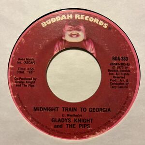 US盤 7インチ　GRADYS KNIGHT AND THE PIPS # MIDNIGHT TRAIN TO GEORGIA / WINDOW RAISING GRANNY