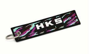 HKS キーホルダー　布製　アクセサリー　エッチケーエス