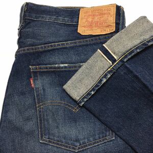 USA製Levi’sリーバイス71501ヴィンテージ復刻36BIGEビッグE赤耳アメリカ製米国ジーンズデニムパンツ☆501XX66モデル大戦好きな方も