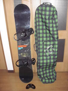 ☆３点セット☆BURTON CLASH 155cm☆FREESTYLE☆ケース・ゴーグル付