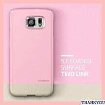 VRS Galaxy S6 対応 ケース 2LINK スリム カバー ギャラクシー S6 専用 ピンクベージュ 7_画像2