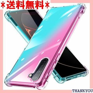 OPPO Reno3 a ケース 耐衝撃 クリア TP 保護 カバー ピンク+ 緑 N331-Reno3a-03 203