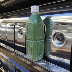 ■青汁500mlトラック　バス　ダンプ アルミ　ホイールステンレス　スチール ステンレス エアータンク　工具箱燃料タンク 鏡面磨き