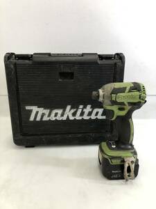 SH240213-01K/ マキタ makita 充電式インパクトドライバ TD137DRMXL ライム 簡易動作確認済