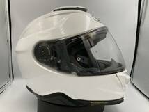 2019年製 SHOEI ショウエイ GT-AirII GT-Air2 ルミナスホワイト フルフェイスヘルメット インナーバイザー Mサイズ チークパット新品!!_画像1