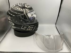 SHOEI ショウエイ Z-7 Z7 ゼットセブン MARQUEZ DIGI ANT マルケス デジ アント フルフェイス ヘルメット Sサイズ ミラー付き!! 程度良好