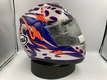 アライ Arai RX7 RR4 RX7-RR4 RX-7 RRⅣ Nicky HAYDEN ニッキー ヘイデン フルフェイス ヘルメット Lサイズ セミスモーク付き!! 外観美品_画像2