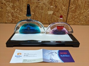 Multi Glass マルティグラス　美術工芸品　雛人形　ひな人形　ガラス置物　ガラス細工　桃の節句　硝子細工　オブジェ