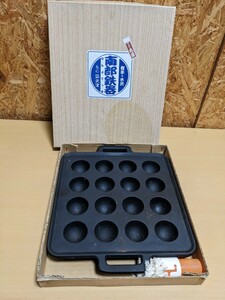 南部鉄器　たこ焼き角形　中古品　たこ焼き　たこ焼きプレート　たこ焼き器