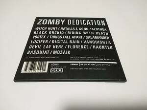 ●ZOMBY！「DEDICATION」DUBSTEP TRAP EDM テクノ KODE9 BRIAL XL RECORDINGS HYPERDUB Darkstar BASS 