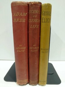 【3冊セット】George Eliot ジョージ・エリオット アダム・ビード/牧師館物語/Eminent Women Series 洋書/英語/イギリス/文学【ac06d】