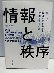 情報と秩序　原子から経済までを動かす根本原理を求めて　セザー・ヒダルゴ/千葉敏生：訳　早川書房【ac03n】