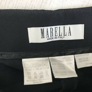 MARELLA マレーラ レディース イタリア製 スラックスパンツ 38 黒の画像2
