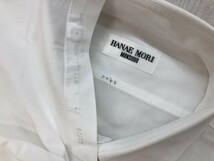 HANAE MORI ハナエモリ メンズ 胸ポケット付き 長袖シャツ 日本製 40/78 白_画像2