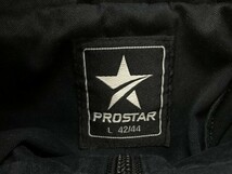 PROSTAR メンズ フットボールクラブ エンブレム刺繍 サイドポケット有り ハーフジップ プルオーバーカットソー L 黒_画像2