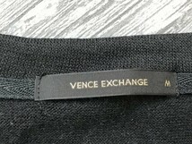 VENCE EXCHANGE ヴァンスエクスチェンジ メンズ 星刺繍 Vネック 薄手 セーター M 黒_画像2