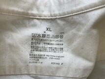 良品計画 無印良品 レディース 洗いざらし オックス スタンドカラーシャツ 大きいサイズ XL きなり_画像2