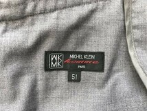 MICHEL KLEIN homme ミッシェルクラン メンズ 背抜き 一つボタン テーラードジャケット 51 グレー_画像2