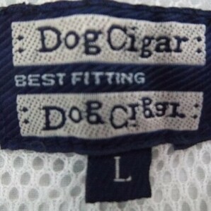Dog Cigar メンズ メンズ ジップベスト L 白の画像2