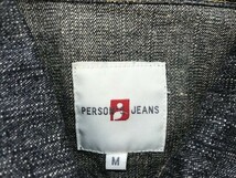 PERSON'S JEANS パーソンズ メンズ ショート丈 デニムジャケット M ネイビーブラック_画像2