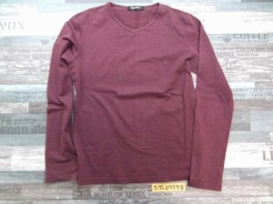 BOYCOTT Boycott men's plain cut and sewn 2 dark red 