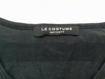 LE COSTUME BOYCOTT ボイコット メンズ プリント ロンT 長袖Tシャツ 2 黒_画像2