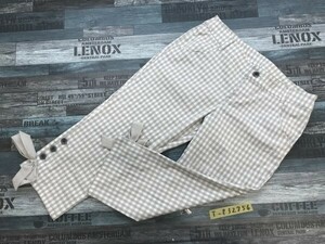 Peyton Place Paton Place Ladies Gingham Check Pants 13r серой белый