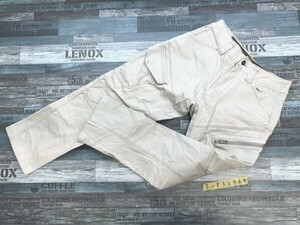 XEBEC CENBA メンズ ポケット多数 作業用パンツ M ライトグレー