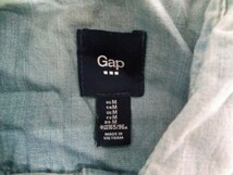 GAP ギャップ レディース デニム 長袖シャツ M 水色_画像2