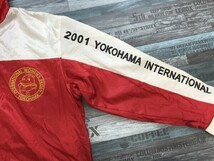 2001 横浜インターナショナル駅伝 バイカラー ジップジャケット 赤白_画像2