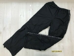 ellesse エレッセ メンズ 裏地付き シャカシャカ イージーパンツ M 黒