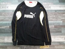 PUMA プーマ キッズ ビッグロゴ ロンT 長袖Tシャツ 160 黒_画像1