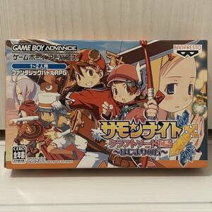 〔新品/極レア〕GBA サモンナイト クラフトソード物語 はじまりの石