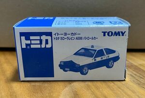 トミカ トヨタ カローラレビン AE86 パトロールカー