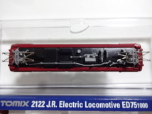 新品同様★TOMIX 2122 JR ED75 1000形 電気機関車 ライト点灯・走行動作確認済 シール・部品未使用トミックス Nゲージ 鉄道模型 送料350円_画像6