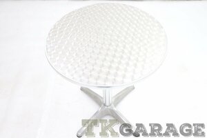 1900065003 アルミ ガーデニング 丸型 テーブル 現状品 TKGARAGE U