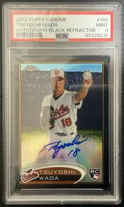 和田毅 直筆サインカード 2012 Topps Chrome Rookie Auto RC　100枚限定　PSA9