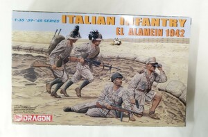 DRAGON/ドラゴン 1/35 WWⅡ イタリア軍歩兵セット（空挺兵、サハリアーノ等）エル・アラメイン1942