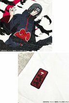 NARUTO×絡繰魂 【うちはイタチ】暁半袖Tシャツ◆絡繰魂 ホワイトLサイズ 242004 和柄 和風 刺繍 ジャンプ 忍者 ナルト_画像2