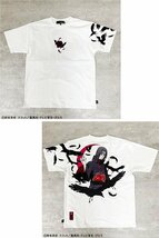 NARUTO×絡繰魂 【うちはイタチ】暁半袖Tシャツ◆絡繰魂 ホワイトLサイズ 242004 和柄 和風 刺繍 ジャンプ 忍者 ナルト_画像1